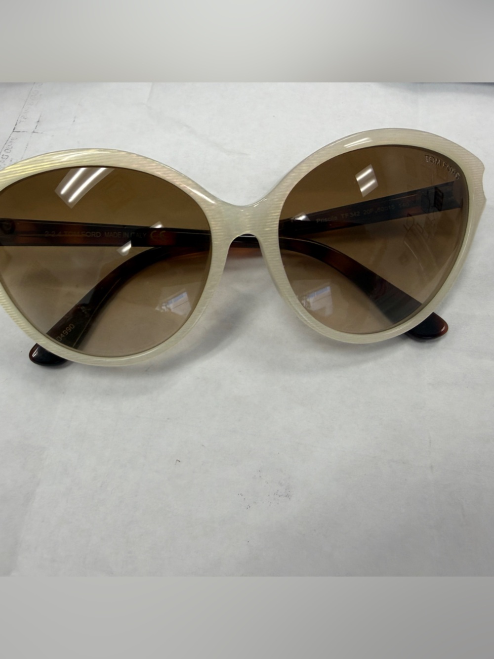 Tom ford Ivory Round Frame Sunglasses - Women Accessories